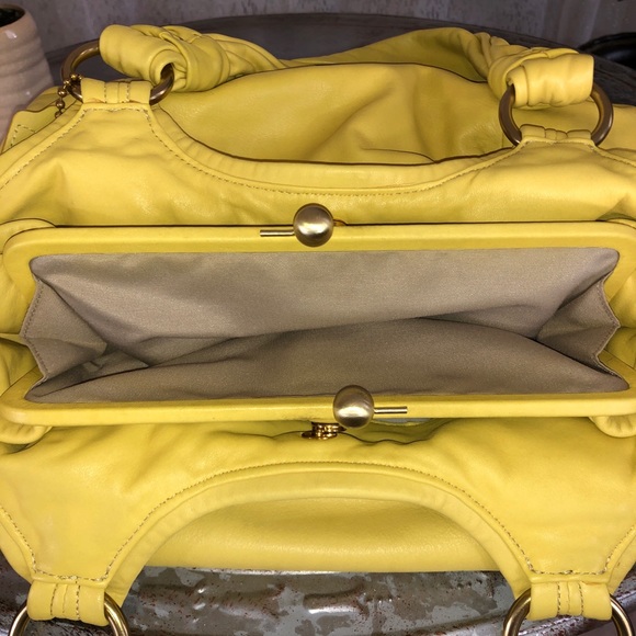 COACH PARKER KISSLOCK LEATHER SATCHEL 13437 - Picture 4 of 12